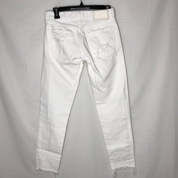 MOUSSY VINTAGE Deming Tapered White Jeans SIZE 25 - Picture 9 of 15